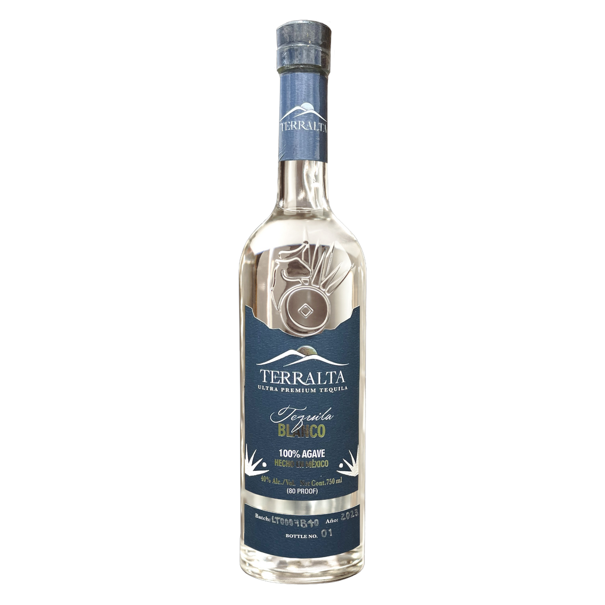Terralta Blanco Tequila 750ml – 100% Agave, Buy Online
