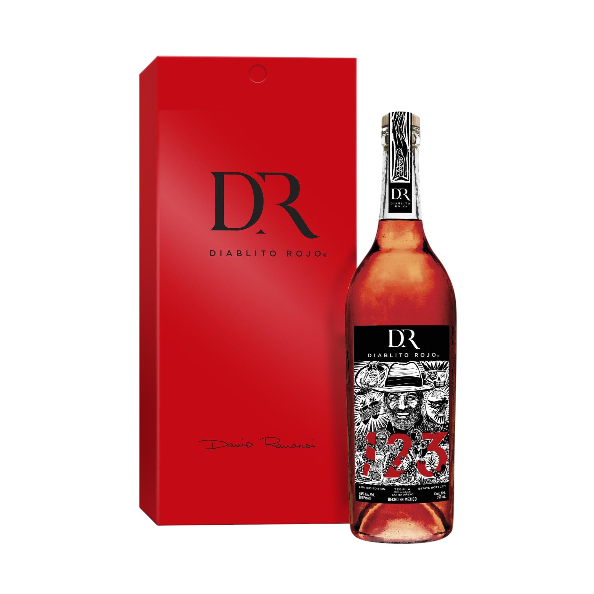 123 Organic Tequila Extra Añejo Diablito Rojo