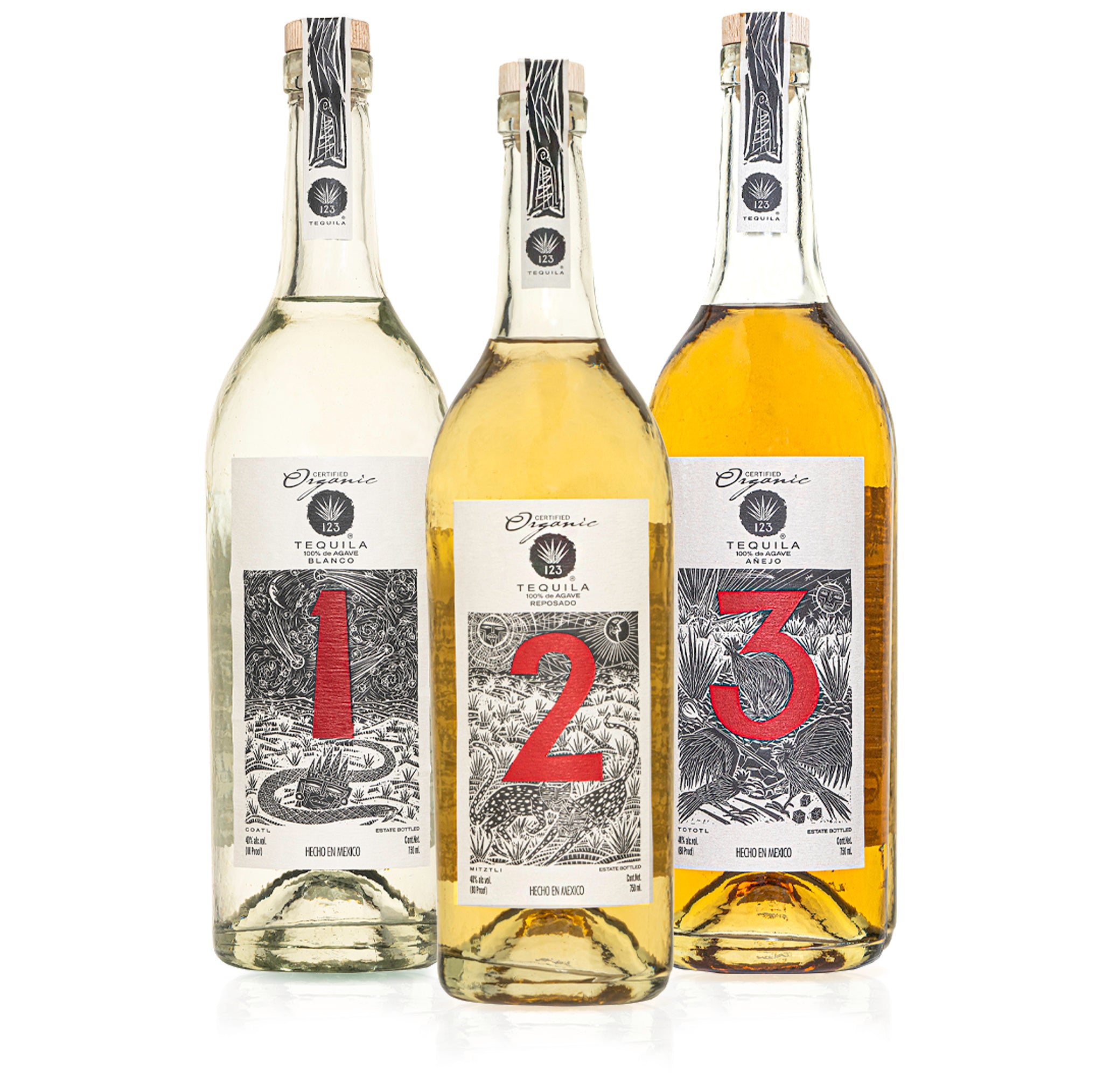 123 Organic Tequila Family Collection