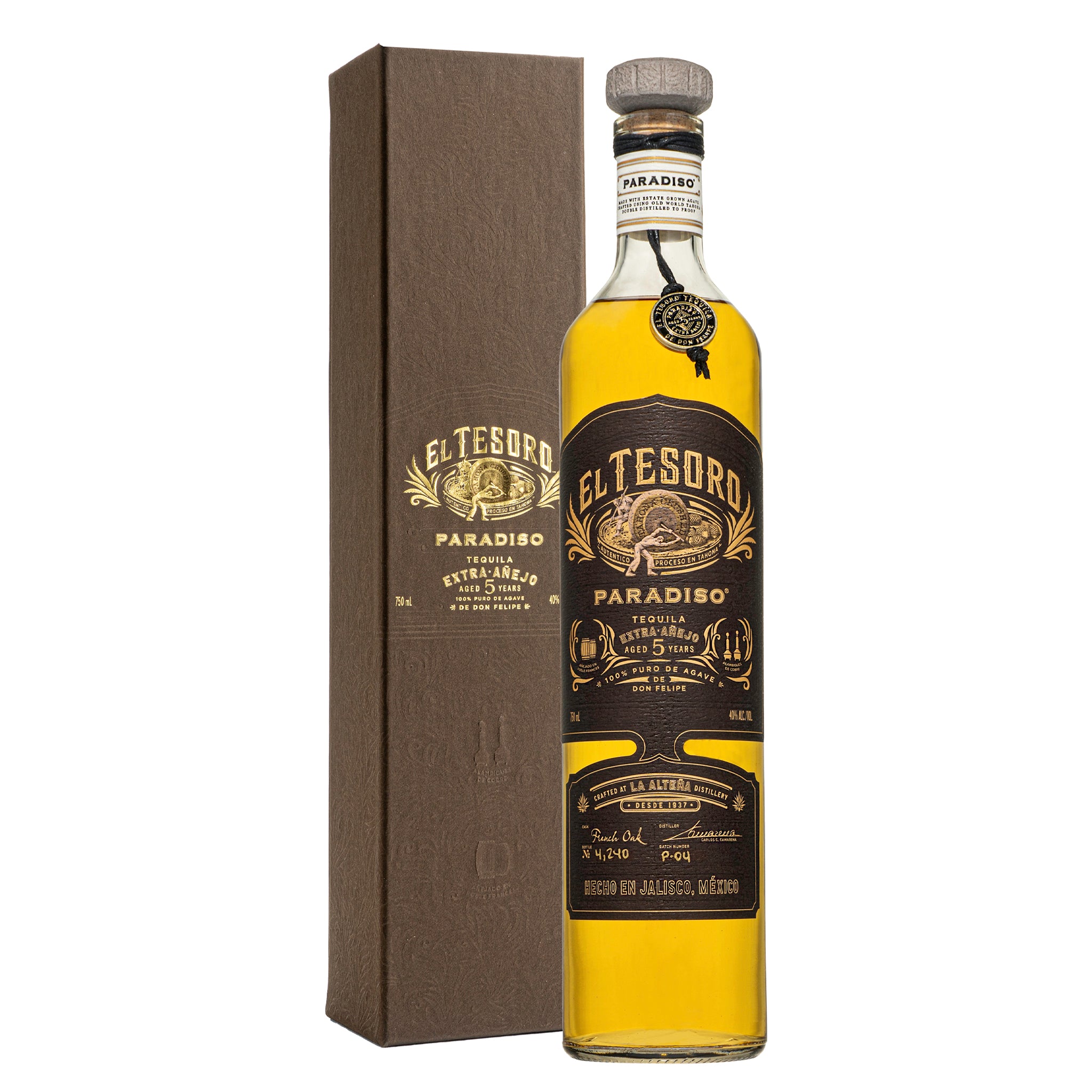 El Tesoro Paradiso Extra Anejo Tequila 750ml