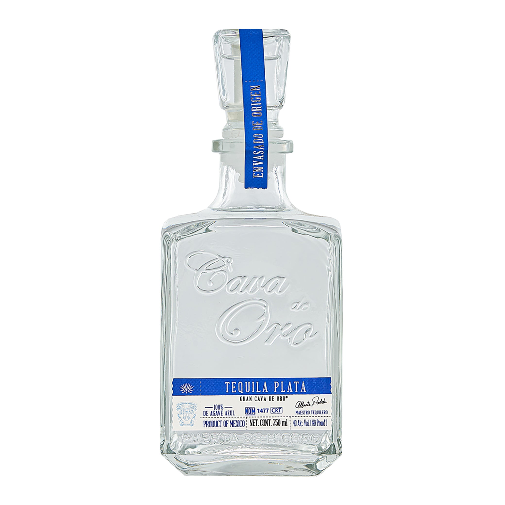 Cava de Oro Plata tequila