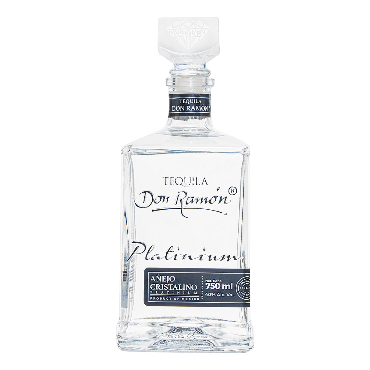 Don Ramón Platinum Añejo Cristalino Tequila 750ml