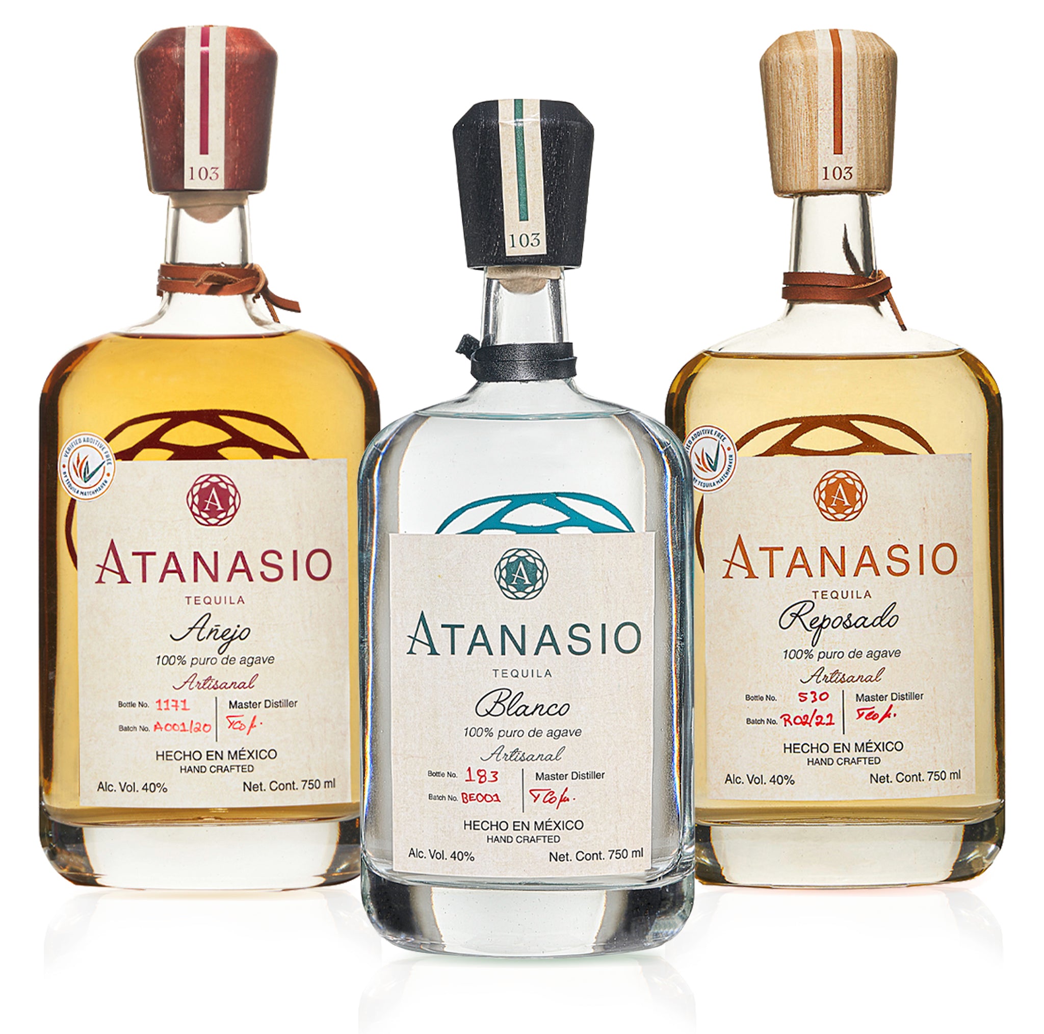 Atanasio 3 Bottle Family Collection