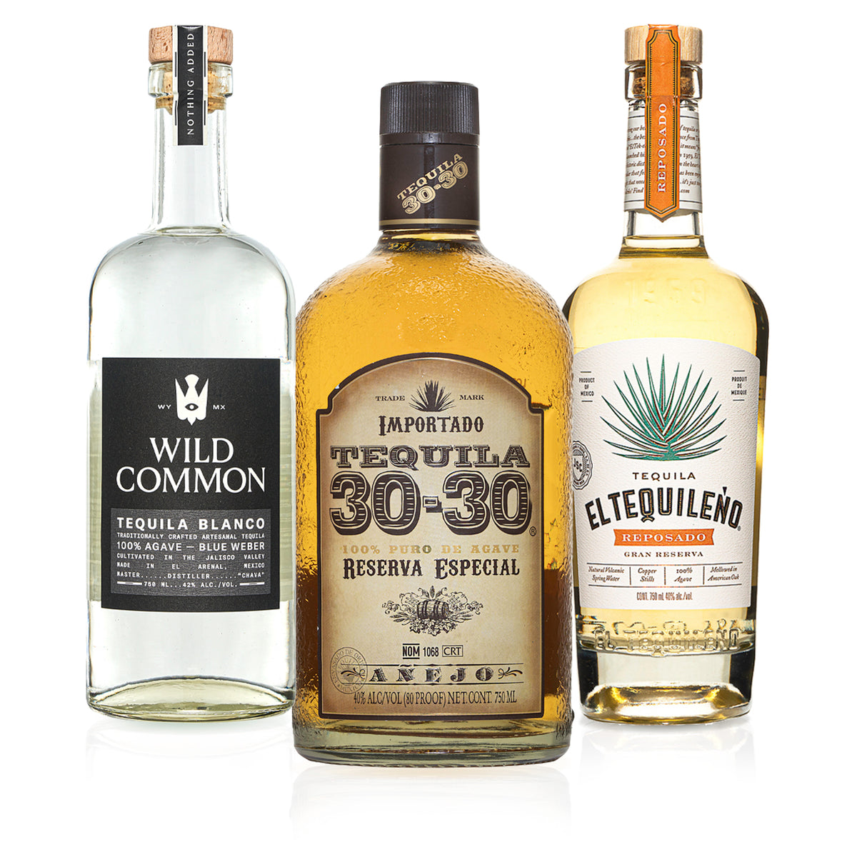 Agave Tequila Flight – 100% Agave Brands Tasting Kit